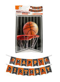 Basket Ball Themed Happy Birthday Banner (D)