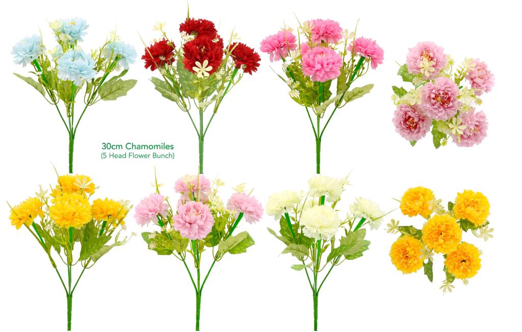 Decorative Artificial Flowers - 30CM Chamomiles
