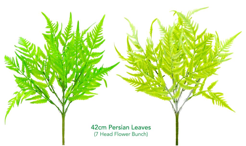 Decorative Artificial Flowers - 42CM Persian Leaves