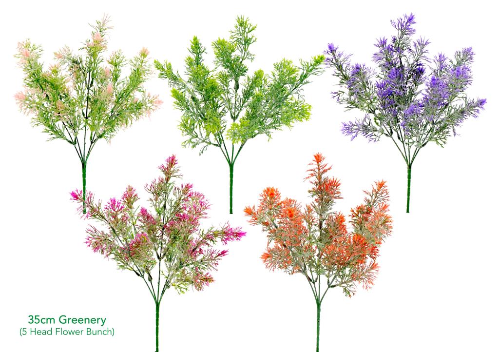 Decorative Artificial Flowers - 35CM Greenery