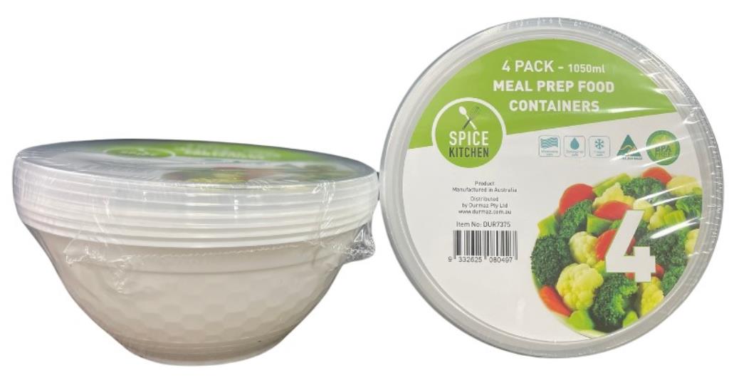 4PK Plastic Noodle Bowl - 1050ML*Australian Made*