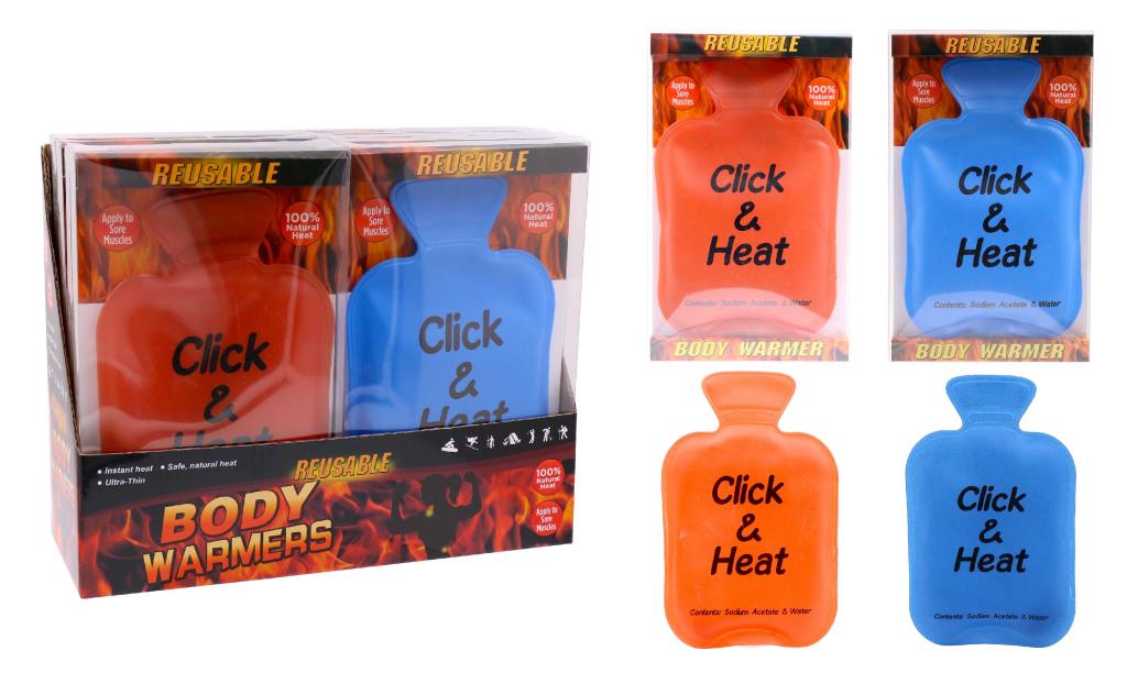 Reusable Click/Heat Hand & Body Warmer-Display Box Series (Large) (D)