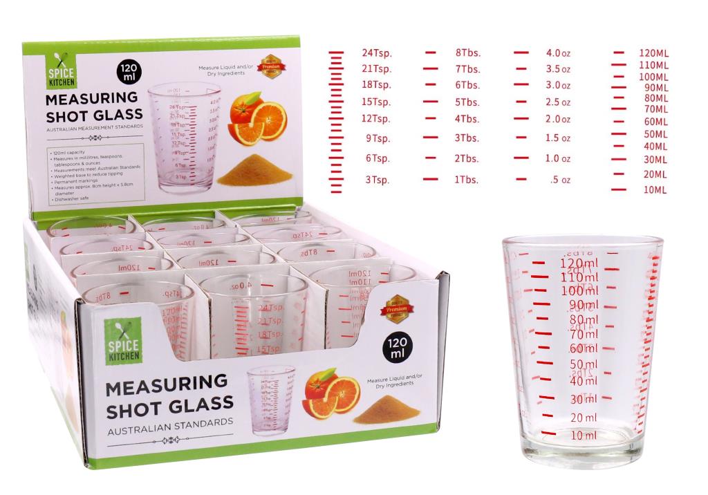 120ML Glass Measuring Cup -Display Box Series