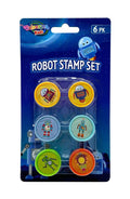 6PK Fun Stamps - Robot Series