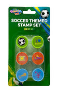 6PK Fun Stamps - Soccer themed