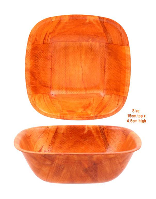 15CM Square Series Wooden Serving Bowl