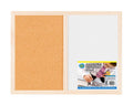 Combination White/Cork Board - 30CM x 40CM