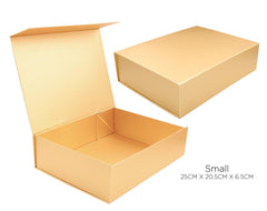 Small Gold Series Premium Gift Box-25CM x 20.5CM x 6.5CM (D)