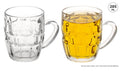 Glass Dimple Series (Middy) Beer Mug - 285ML