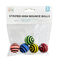 5PK  Zebra Crossing High Bounce Balls Party Favors