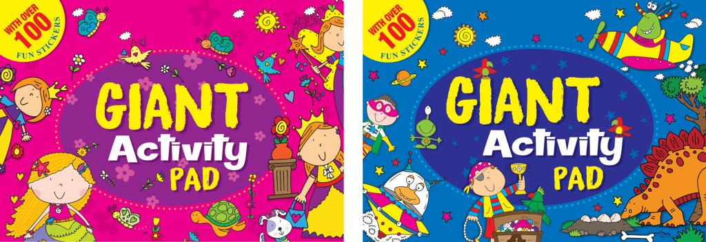 Giant Activity Pad W/Bonus Stickers