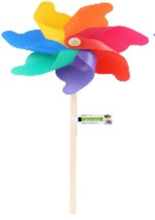 *JUMBO* Wind Rainbow Decorative Garden Spinner- 7 Blade Series**ASSEMBELED**