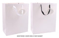 Premium Paper Gift Bag-White/Black Ribbon Series-40CM x 55CM x 15CM