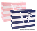 Premium Paper Gift Bag-Horizontal Striped Series-35CM x 25CM x 12CM