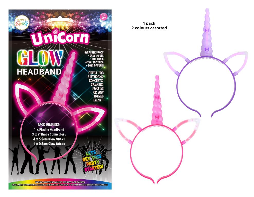Unicorn Glow Series Headband