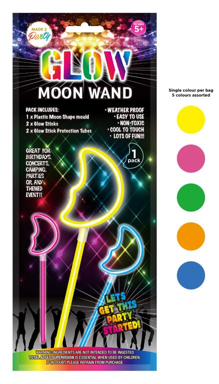 Novelty Glow Series Jumbo Moon Series Wand