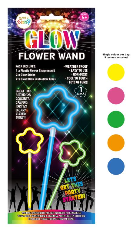 Novelty Glow Series Jumbo Flower Wand
