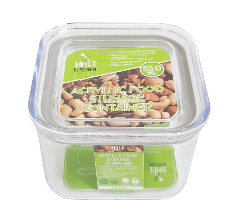 Acryllic Air Tight Food Container - 550ML