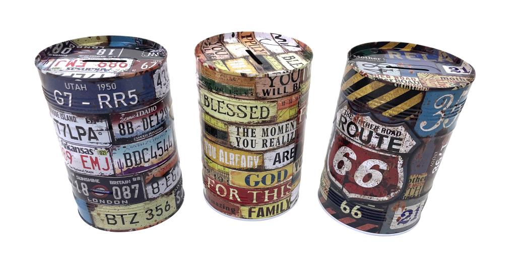 Money Tin - Vintage Series