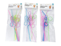 5PK Crazy Loop Series Straws