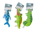 Preium Plush Pet Toy With Squeaker - Dino/Crock & Shark