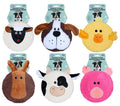 Squeaky Plush Dog Toys - Animal Head Series