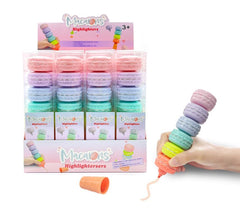 Macaroon Shaped Highlighters - 6 colours