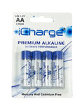4PK iCharge Premium Alkaline AA Batteries - Ultimate Performance