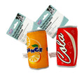 Novelty Plush Fanta & Coke Dog Toy
