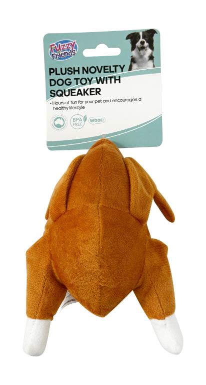 Plush Chicken Dog Toy