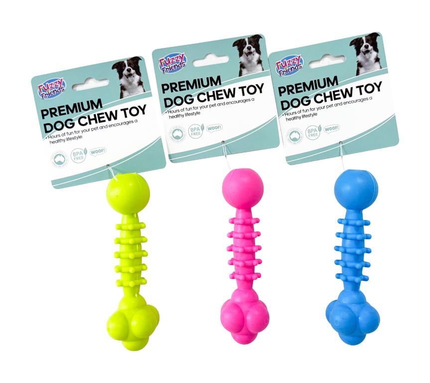 Rubber Bone Dog Chew Toy