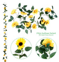 Decorative Artificial Flowers - 210CM SunFlower Garland