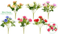 Decorative Artificial Flowers - 5 Stem 30CM Peony Bunch