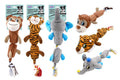 Jumbo Squeaky Jungle Animal Series Plush Rope Dog Toy- 42CM X 12CM