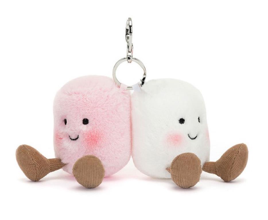 Meow Plush Keyring Series - Mashmallow (D)