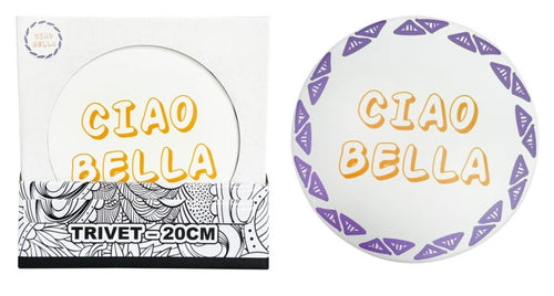 20CM Cork Backed Ceramic Trivet - Ciao Bella Design