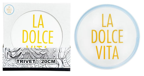 20CM Cork Backed Ceramic Trivet - La Dolce Vita Design