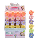 Floral Shaped Stackasble Highlighters - 5 colours