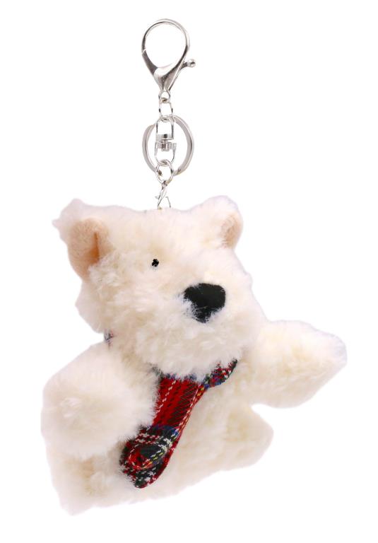 Meow Plush Keyring Series - Snowy Dog (D)
