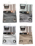 Heading Tape Jacquad Series WIindow Curtain -137CM x 213CM W/ Grommets
