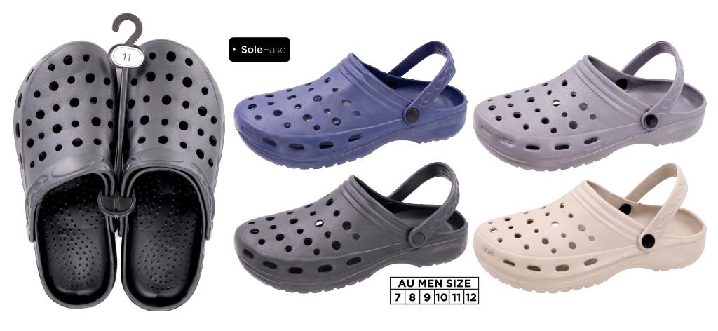 Men's EVA (Croc Style) Shoes-Single Colour Series