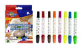 8Pk Double Ended Marker and Stamp Pen