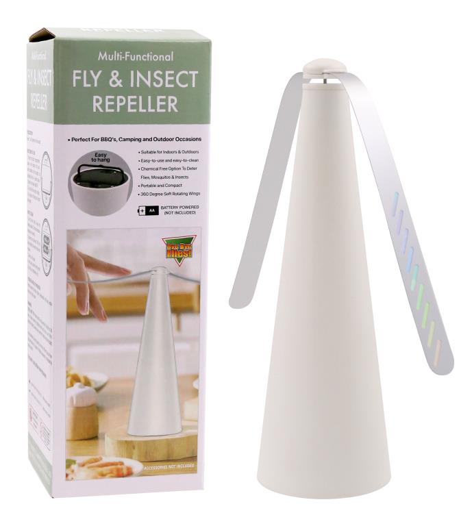 Fly/Insect Repellant Fan-Battery Operated - WHITE SERIES