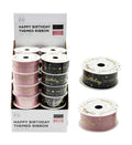 Premium Happy Birthday Printed Ribbon - 3MTR