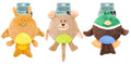 Squeaky plush big round animal series dog toy 20cm x 25cm – chunky squeaky toy for dogs wholesale