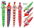 Plush crinkle body squeaky snake dog toy 46cm – interactive squeaky toy for dogs with crinkle material