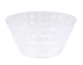 Acrylic Plastic Reusable Large Bowl (3.7LTRE) - 25.3CM X 16CM X 12CM