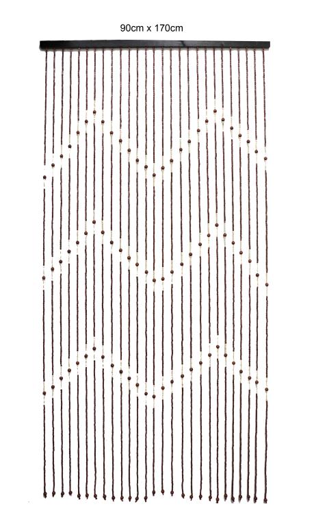 Wooden Series Door Curtain - 90CM X 170CM