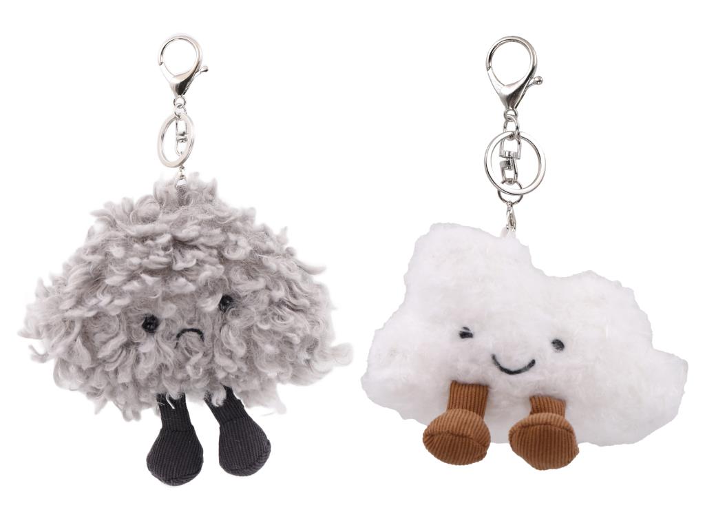 Meow Plush Keyring Series - Cloudy