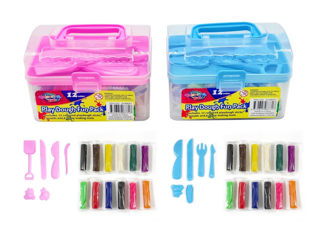 12 Colour Playdough Fun Pack